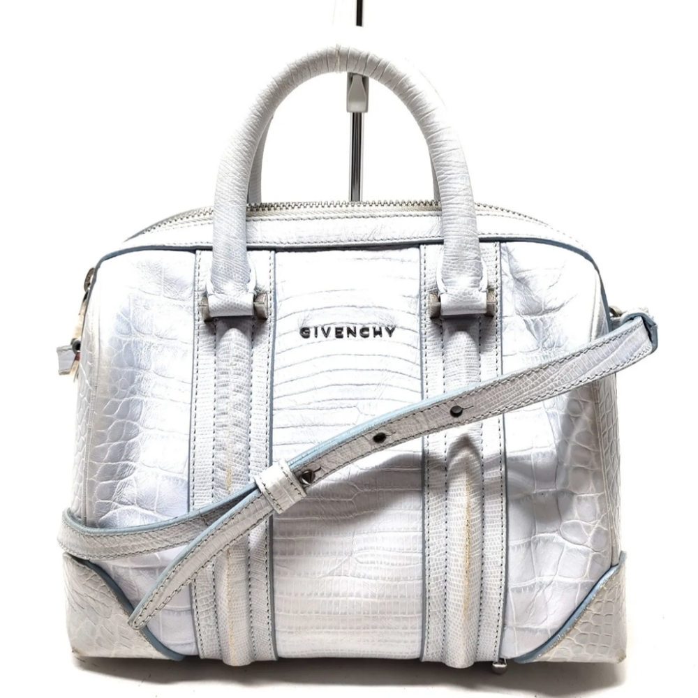 Labor Day Sale! 33%off Givenchy Lucrezia Crocodile Leather crossbody bag